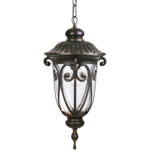 BNIB Outdoor Pendant Light Fixture for Porch, 20 1/2" High Antique Bronze - Picture 8 of 9